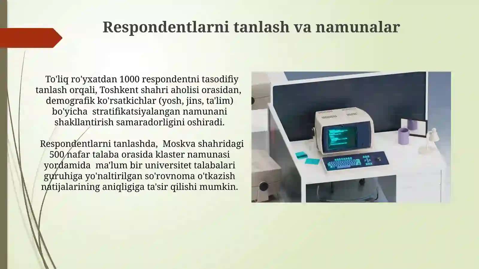 Ma’lumotlarni yig‘ish va unga ishlov berish orqali 3