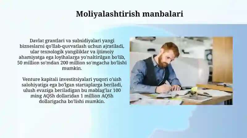 Kichik biznes va xususiy tadbirkorlikni rejalashtirish 3