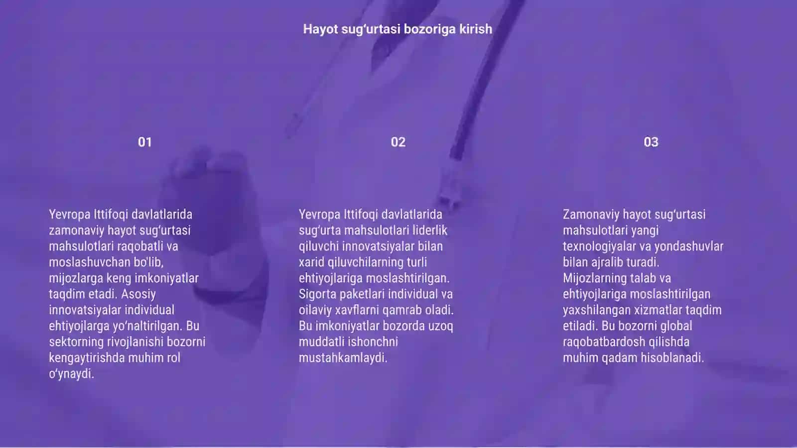 Zamonaviy hayot sugʻurtasi mahsulotlari ( Yevropa Ittifoqi davlatlari misolida) 3