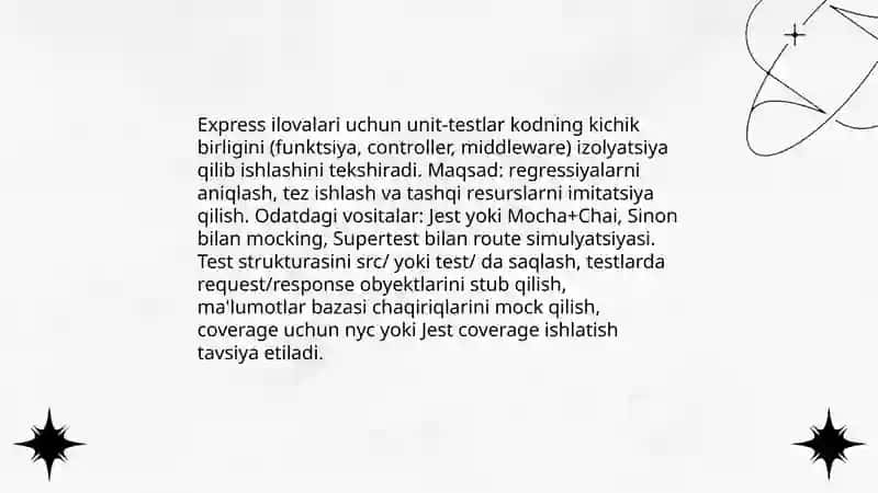 Express testlar 3
