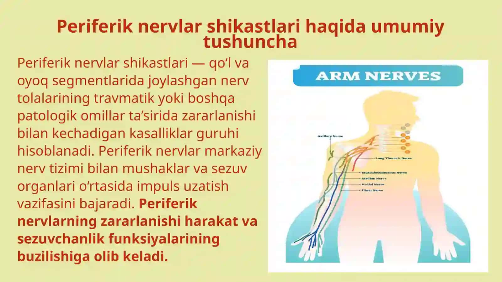 Qo‘l-oyoq periferik nervlar shikastlari, neyrogendeformatsiyalar va poliomiyelit 3