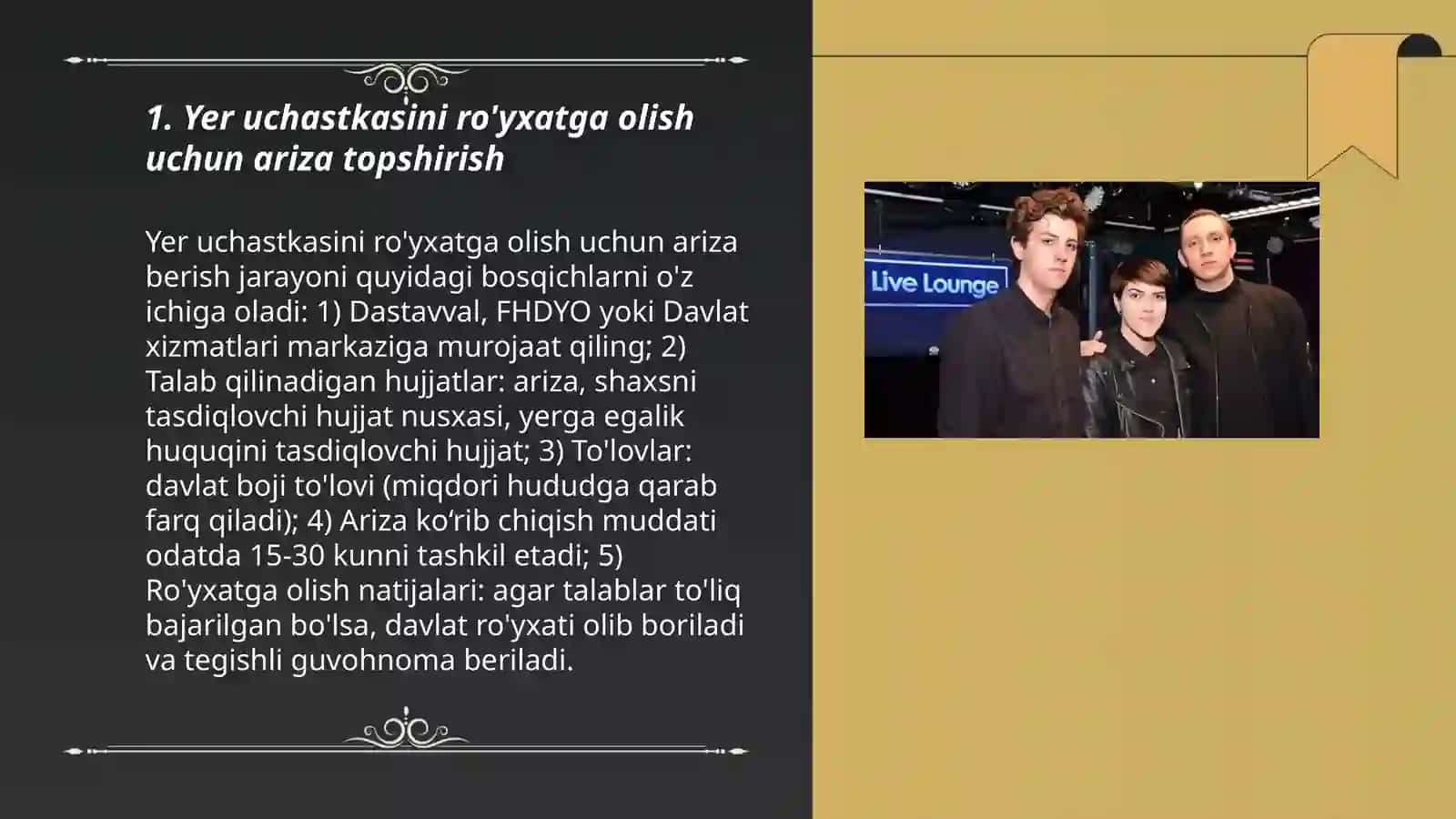 Yer uchastkasini ro'yxatga olish reyesterini to'ldirish 3