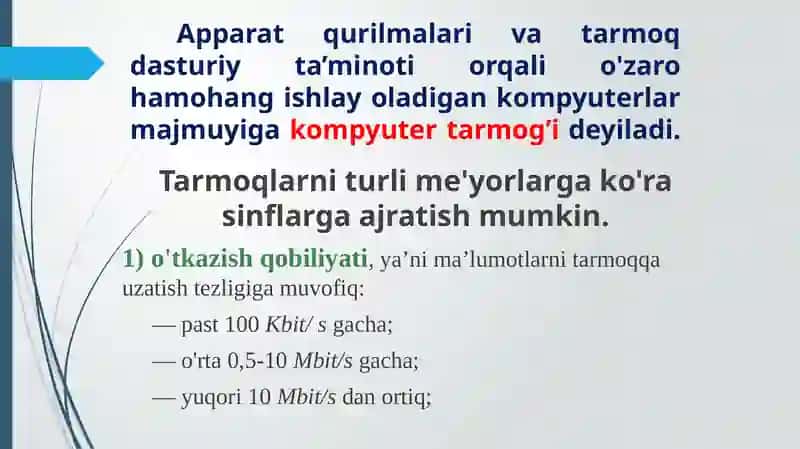KOMPYUTER TARMOQLARI VA ULARNING TURLARI 3