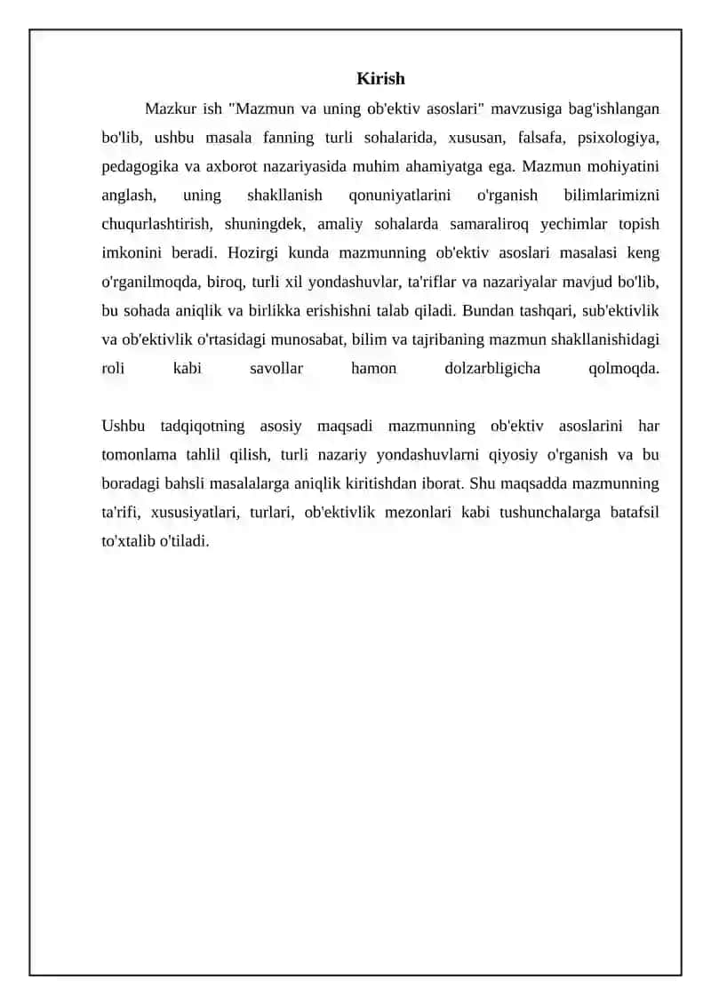 Narxning mazmuni va uning ob'ektiv asoslari 3