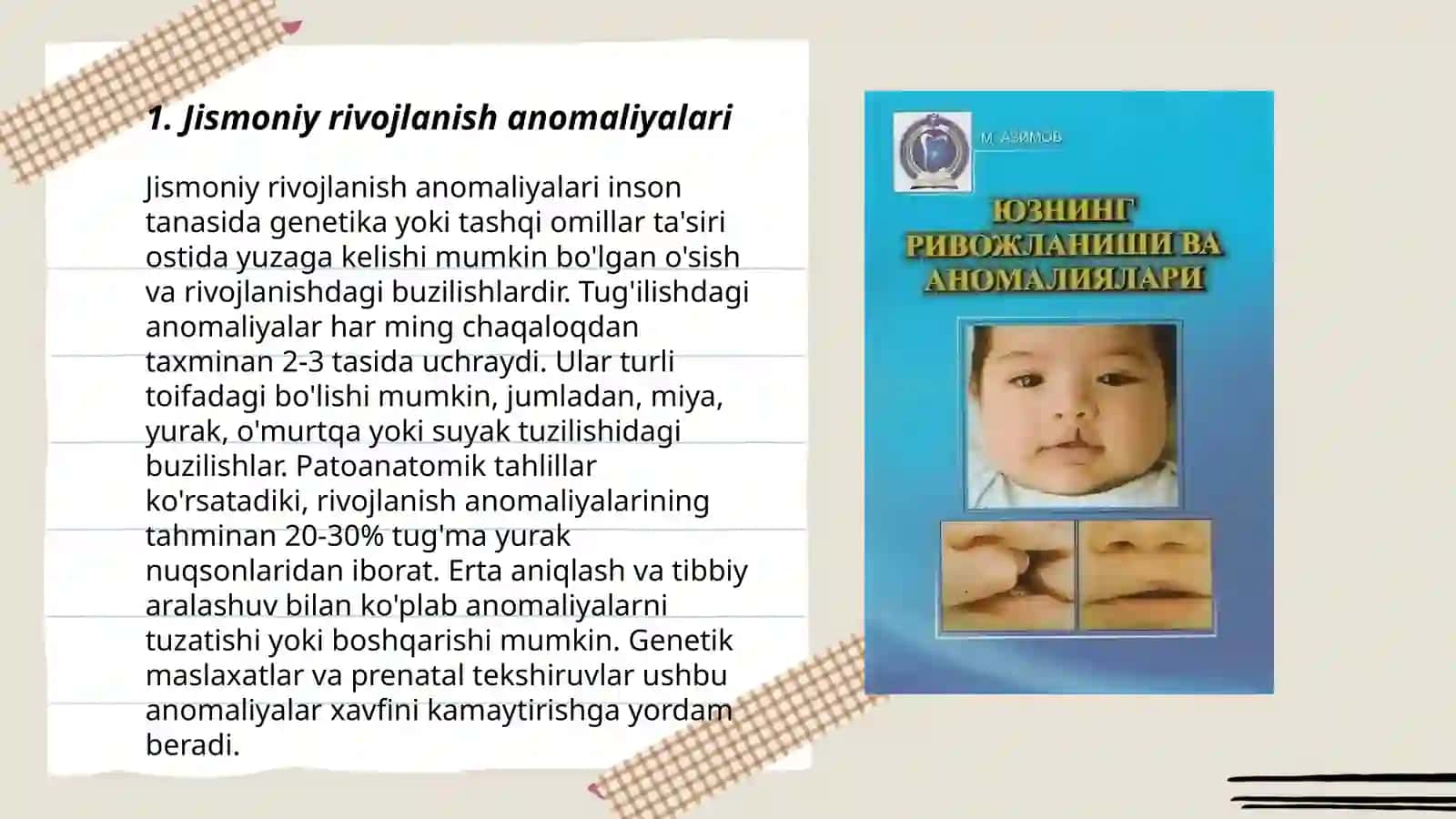Rivojlanish anomaliyalari 3