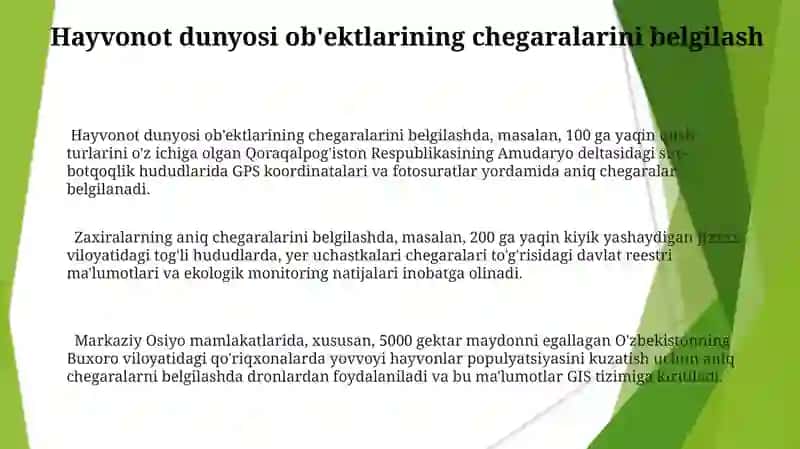 Hayvonot dunyosi davlat kadastrlar ob'ektlarini yuritish tartibi 3