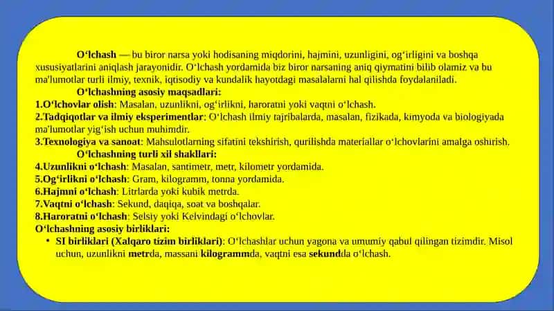Fizik parametrlarni o'lchash xatosini hisoblash nazariyasi 3