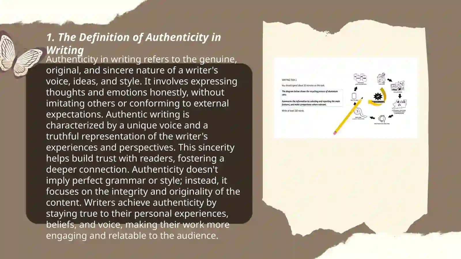 Role of Authenticity; Writing as an Interactive Process 3