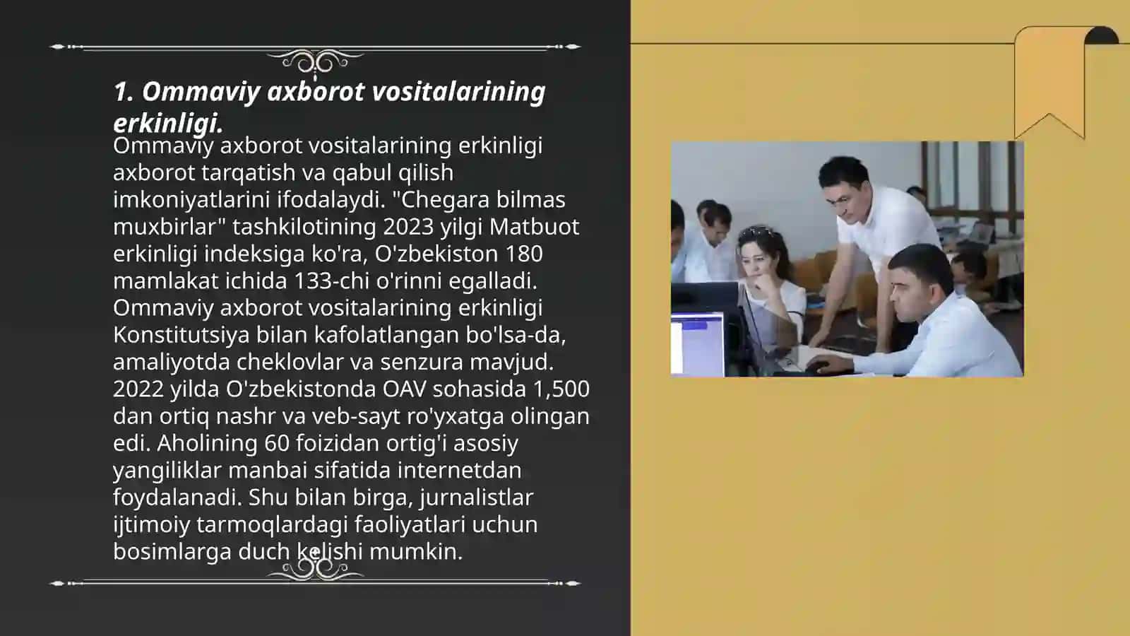 Ommaviy axborot vositalarining erkinligi 3