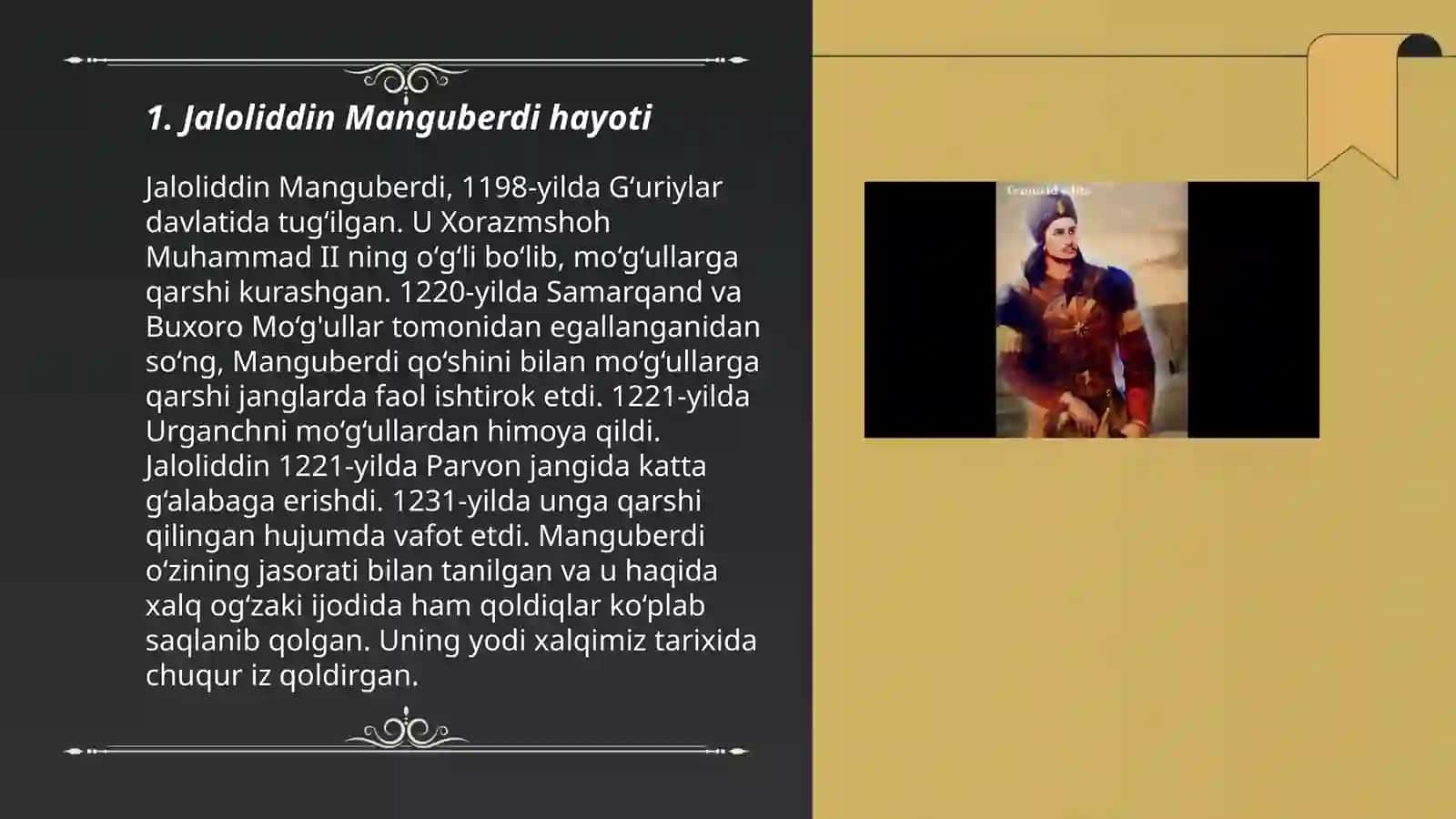 Jaloliddin Manguberdi-Vatan himoyachisi 3