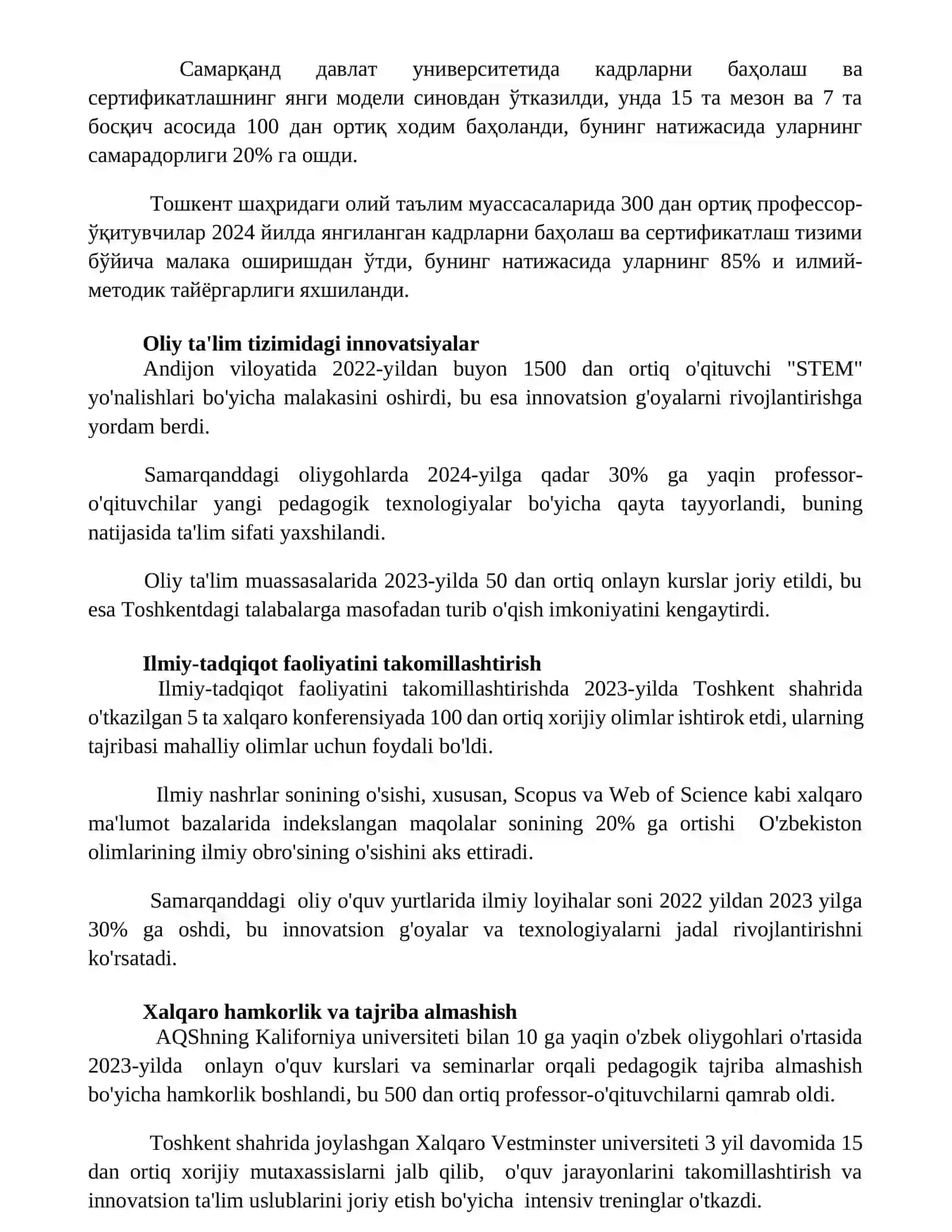 Kadrlar tayyorlash qayta tayyorlash malakasini oshirish 3