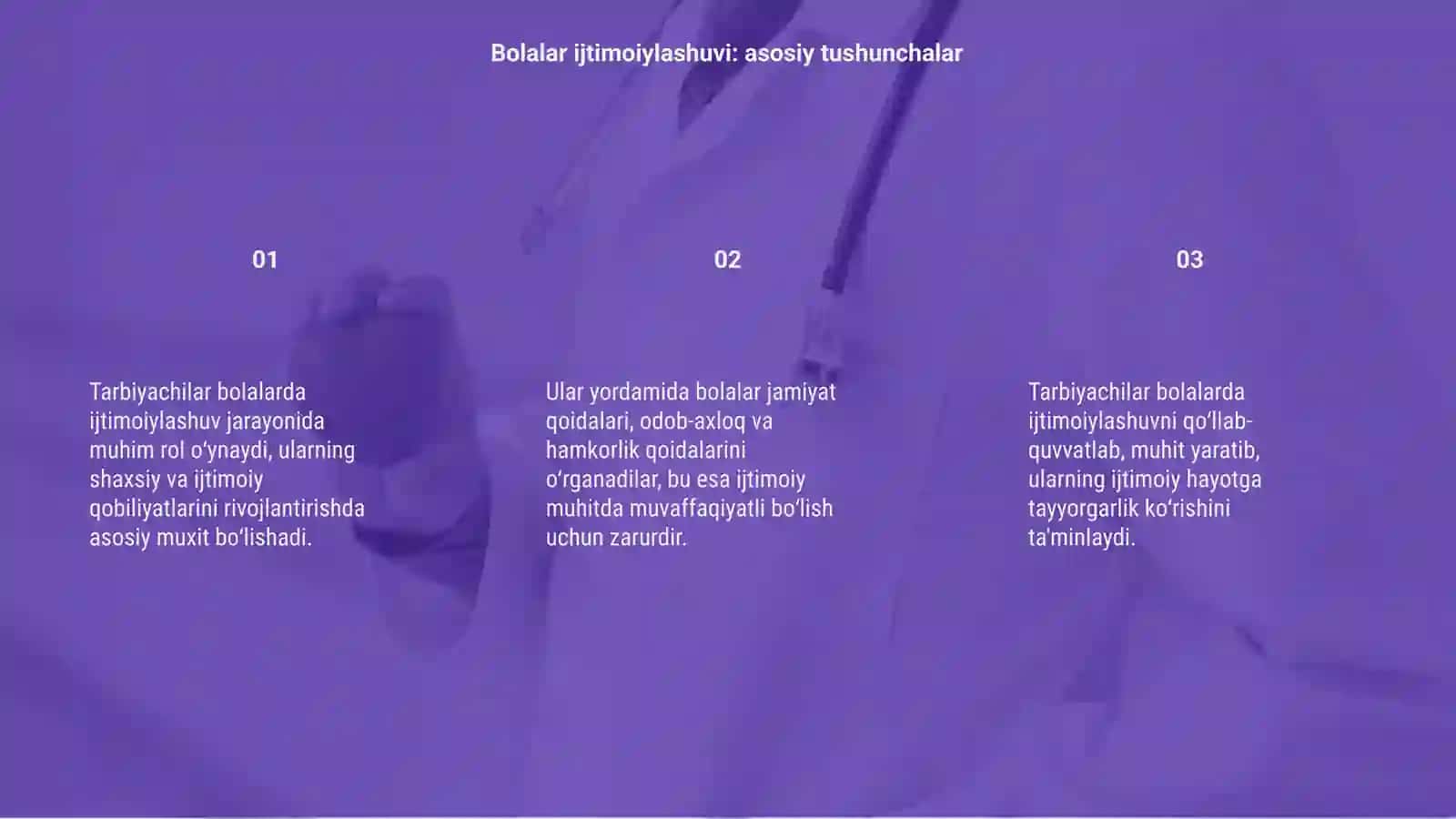 Bolalar ijtimoiylashuvida tarbiyachining roli 3