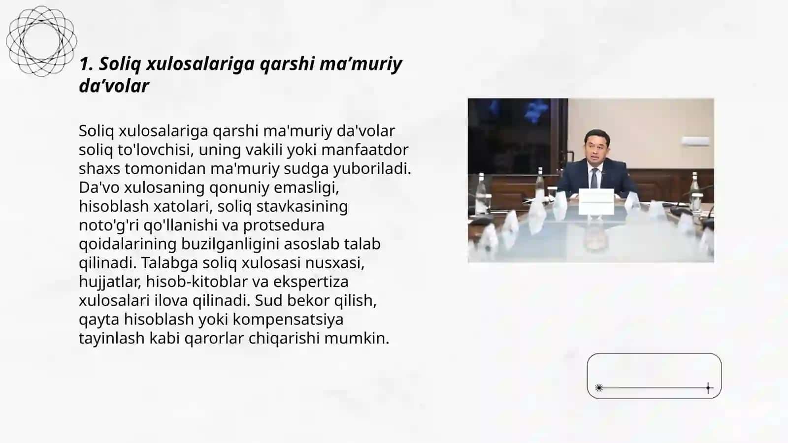 Soliq xulosalariga qarshi ma'muriy da'volar 3