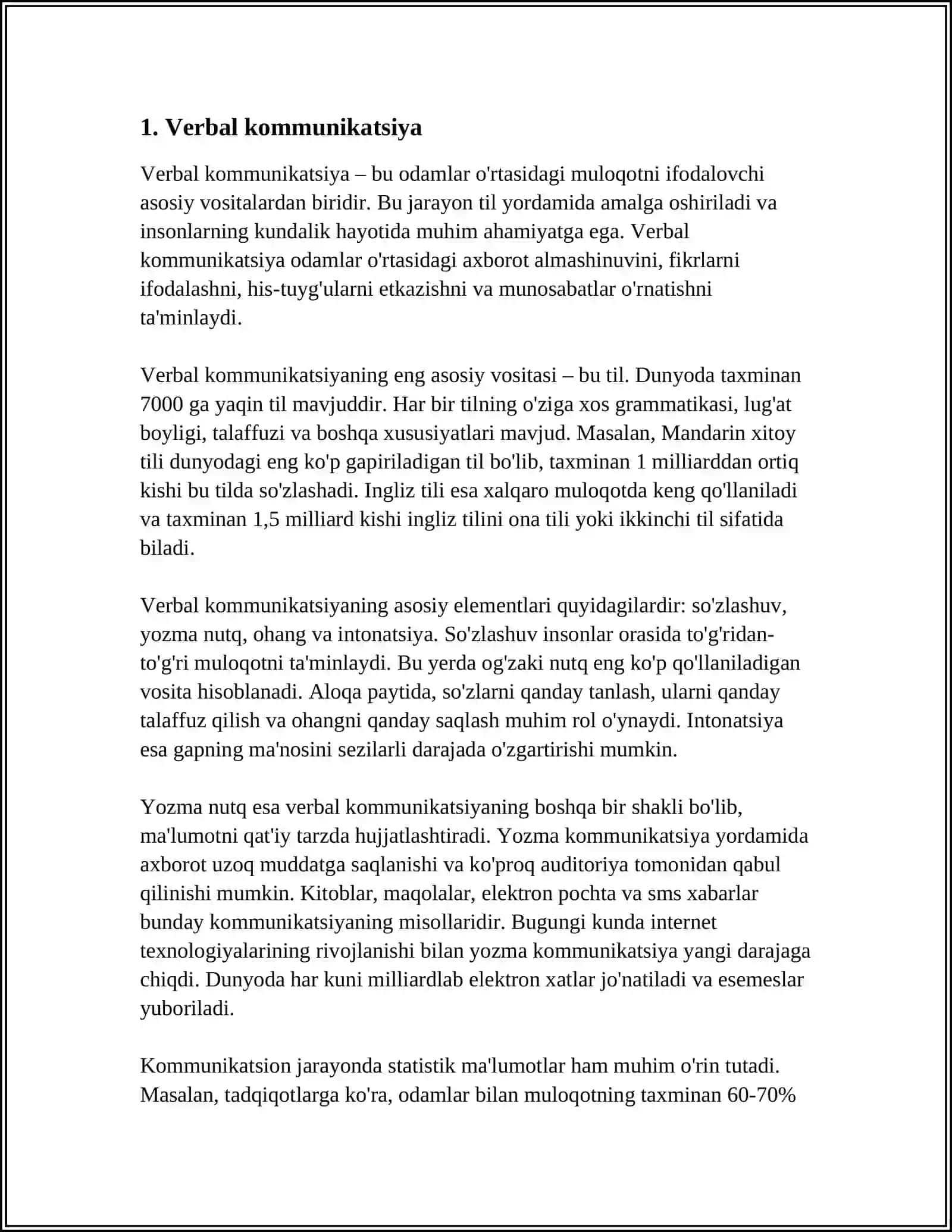 KOMMUNIKATIV TILSHUNOSLIK 3