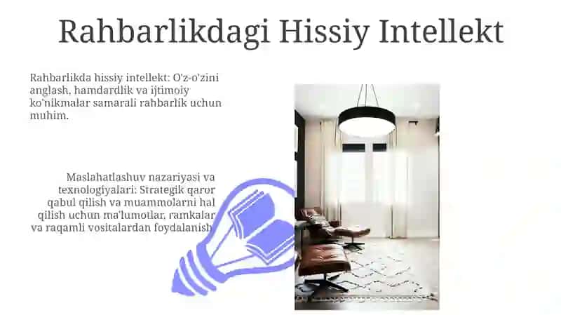 Yetakchi zamonaviy konsultativ nazariyalar va texnalogiyalar talqini 3