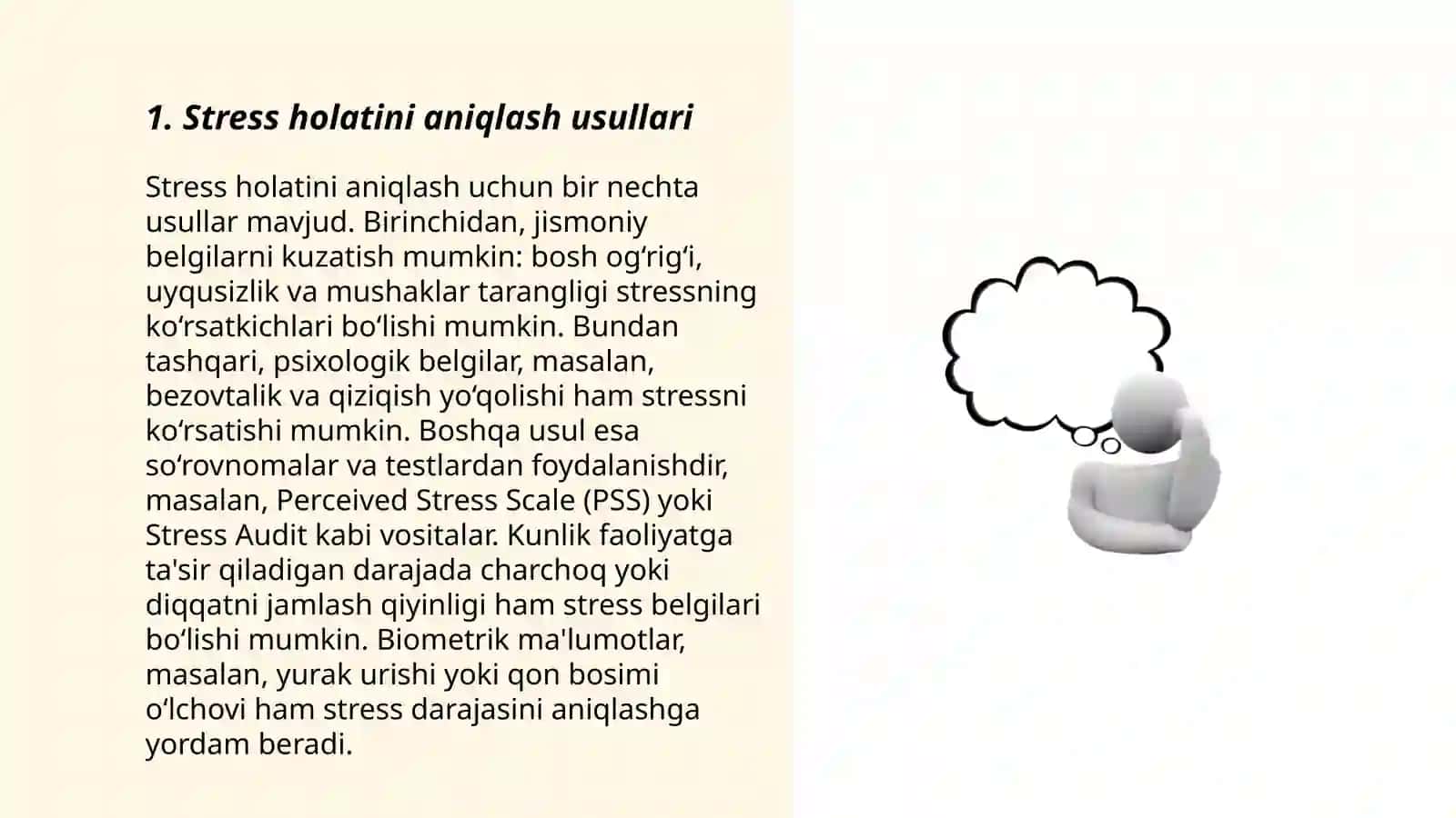 Stresni holati diognostkasi sters psixo kareksiyasi 3