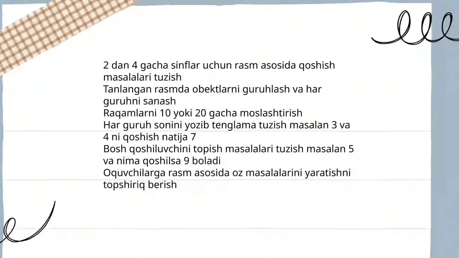 2-4-sinflardan rasm va chizmalar yordamida masalalar tuzish 3