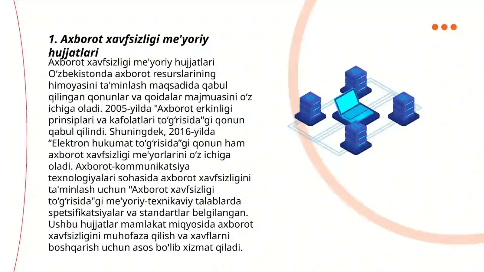 Axborot xavfsizligi me'yoriy hujjatlari 3