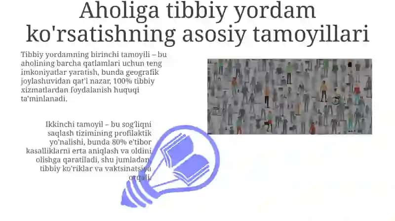 Aholiga tibbiy yordam ko'rsatishning asosiy tamoyillari 3