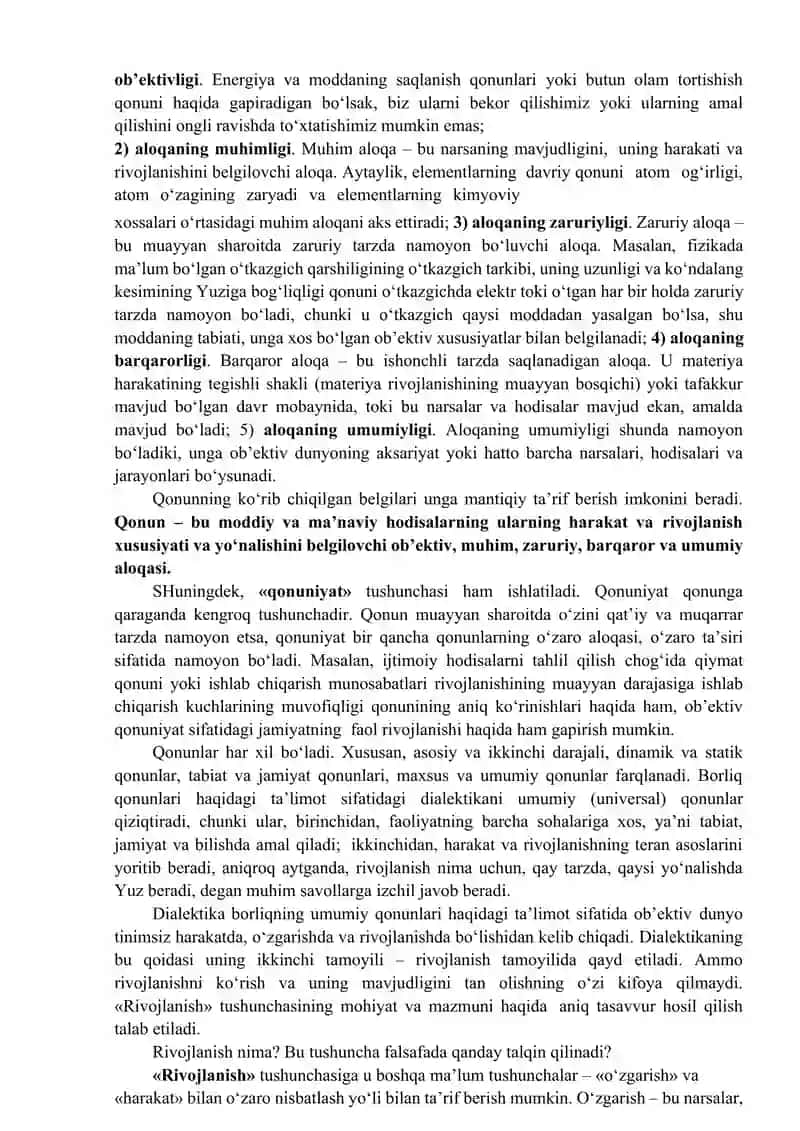Rivojlanish falsafasi 3