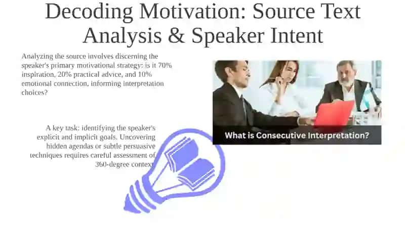 Consecutive interpretation of motivational speeches 3