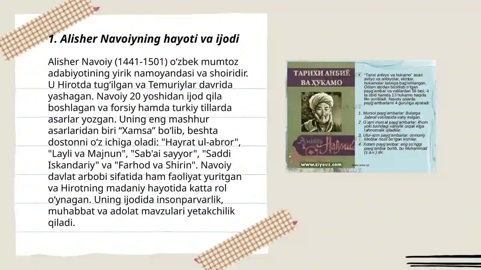 Navoiyning tarixiy asarlari va yodnomalari 3