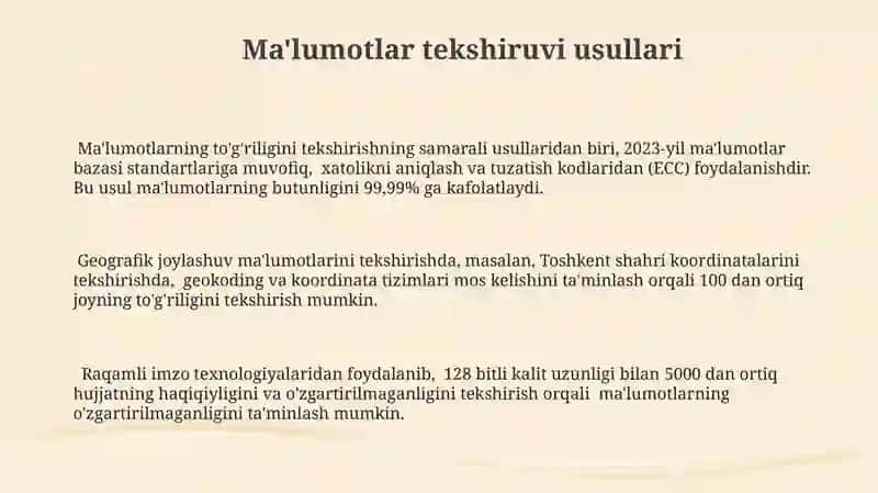 Malumotlar yaxlitligi 3