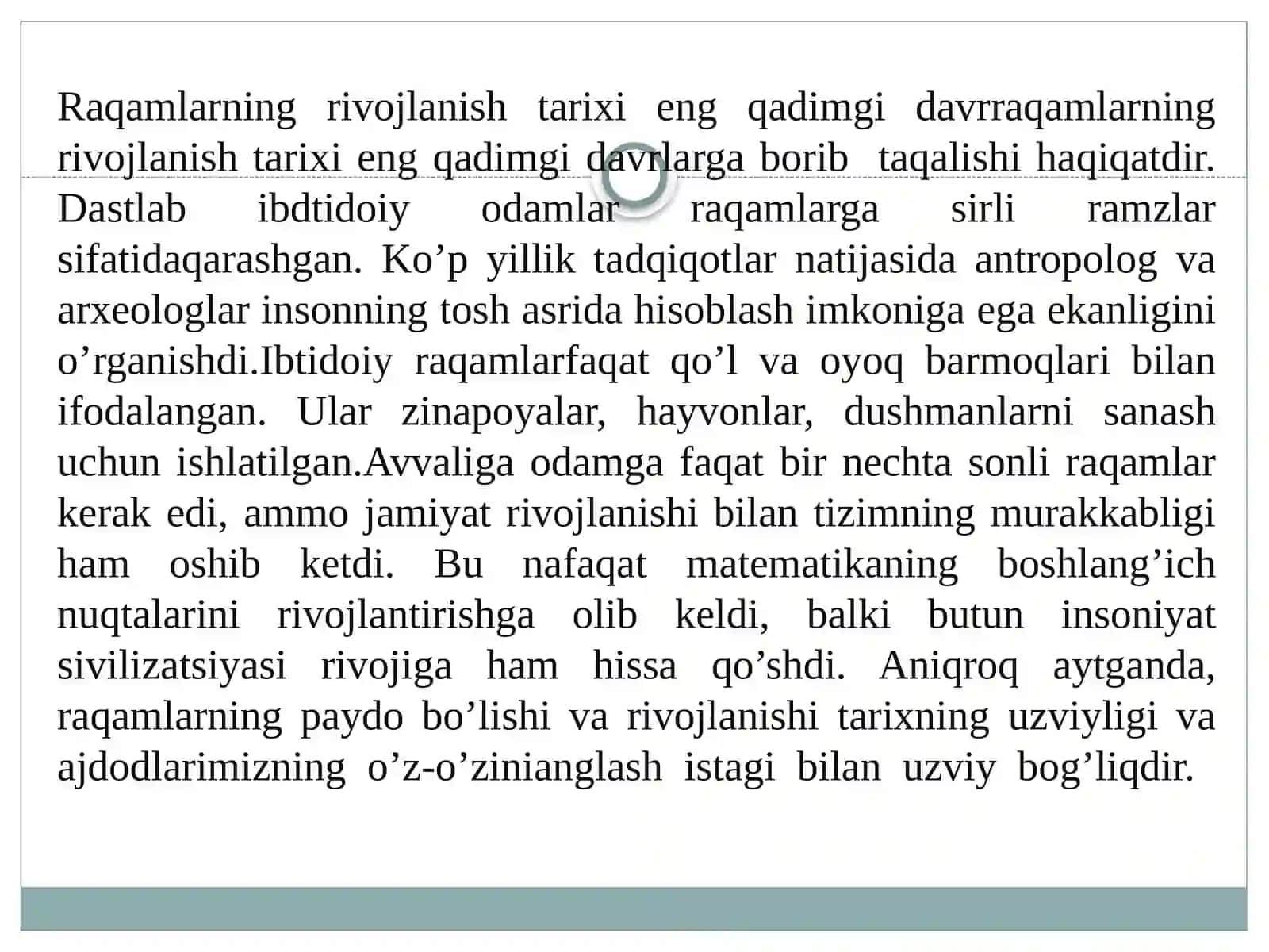 Raqamlar bilan bog‘liq urf-odatlar, e’tiqodlar va tushunchalarning tarbiyaviy ahamiyati 3