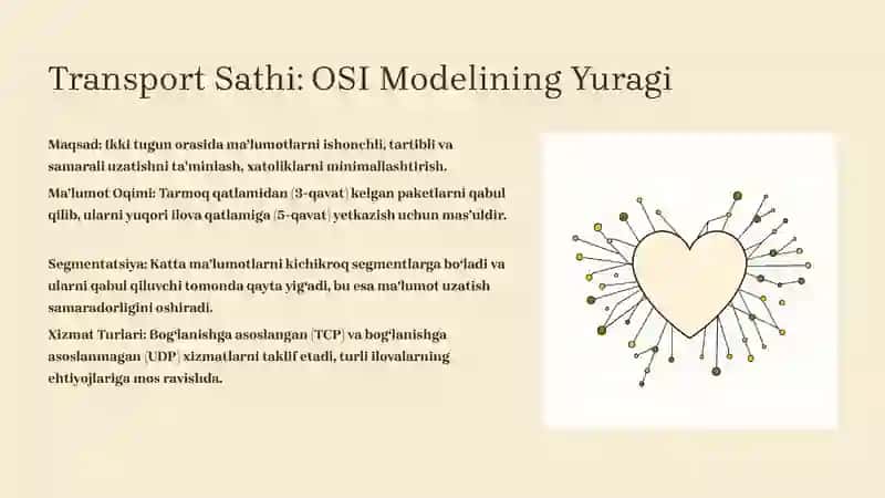 Transport Sathi Protokollarining OSI Modeli Bilan Bog‘liqligini Tahlil Qilish 3