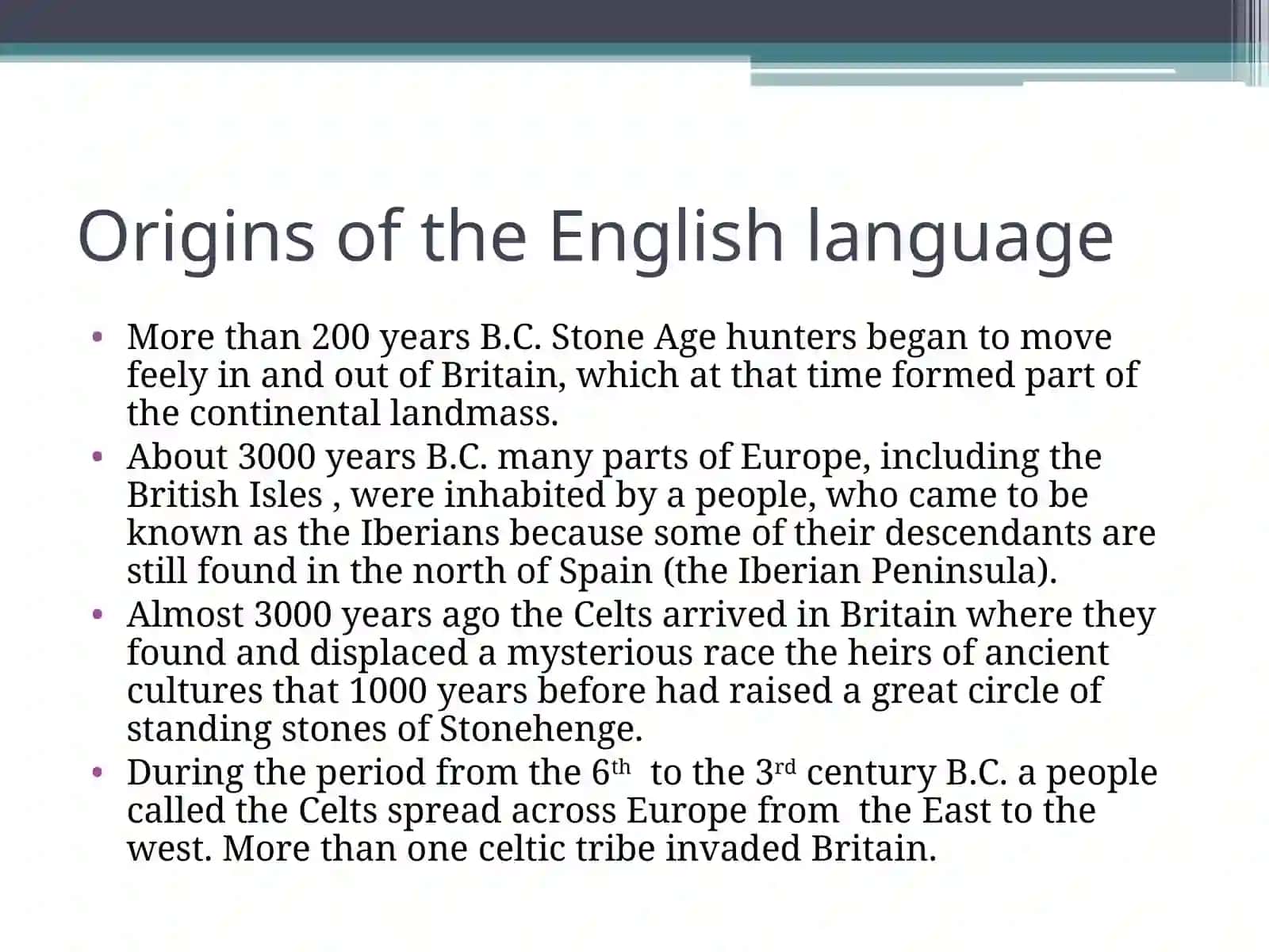 The History of English 3