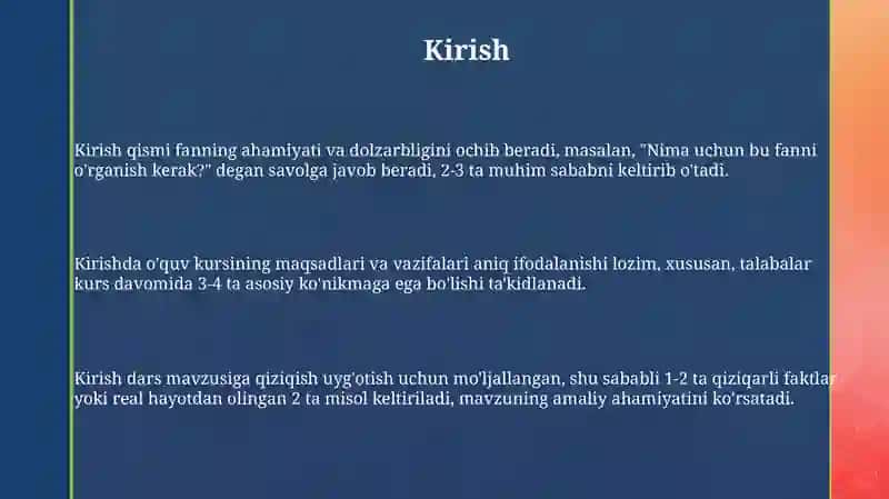 Maxsus fanlarni o'qitishda qo'llaniladigan ta'lim metodlari 3