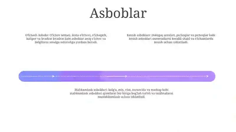 OʻRtalik Birikmalarni Bajarishda Ishlatiladigan Materiallar Asboblar Va Moslamalar Tavsifi 3