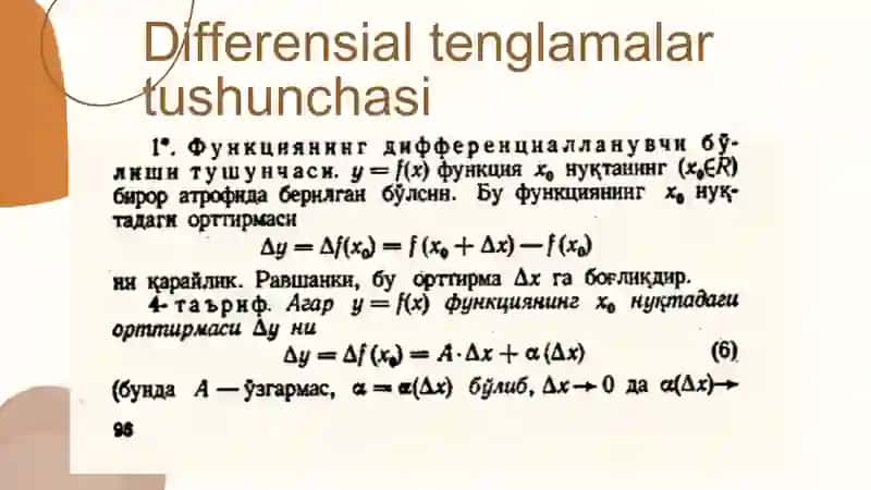 Bernulli tenglamasi 3