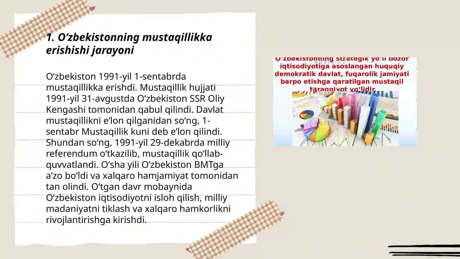 Oʻzbekistonning oʻziga xos istiqlol va taraqqiyot yoʻli 3