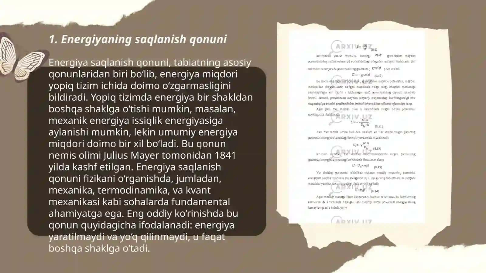 Energiyaning saqlanish qonuni 3