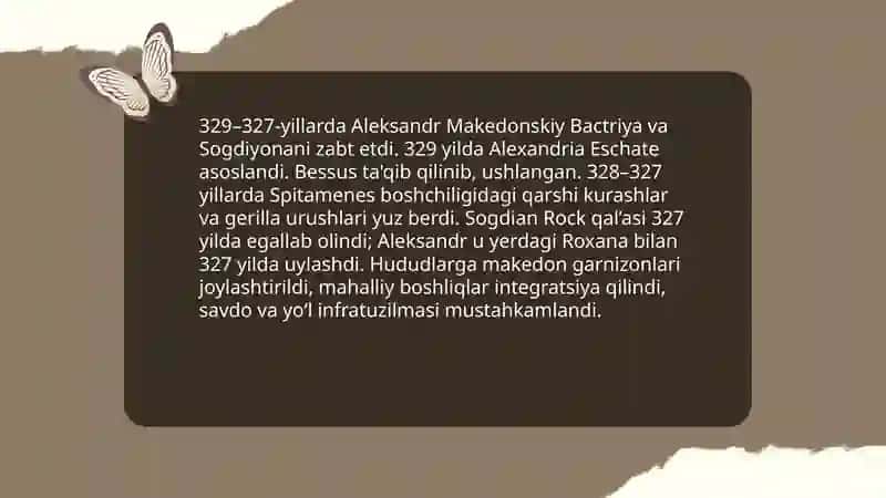 Aleksandr Makedonskiy m.av.329-327-yillar 3