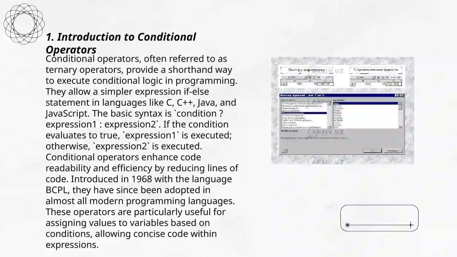 Introduction to Conditional Operators 3