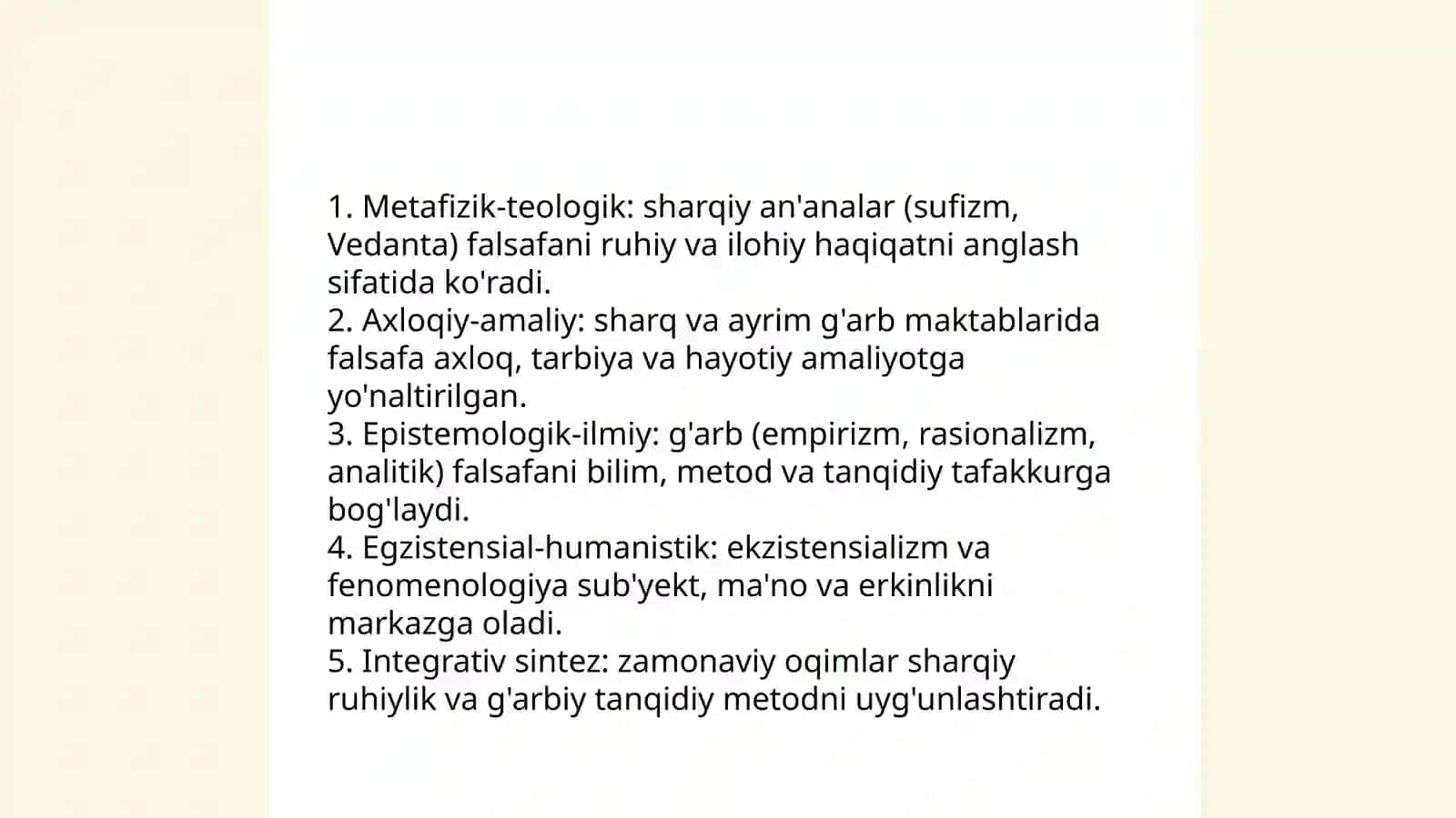 Falsafaning Mohiyati Sharq va G'arb Mutafakkirlari Ta'riflari 3