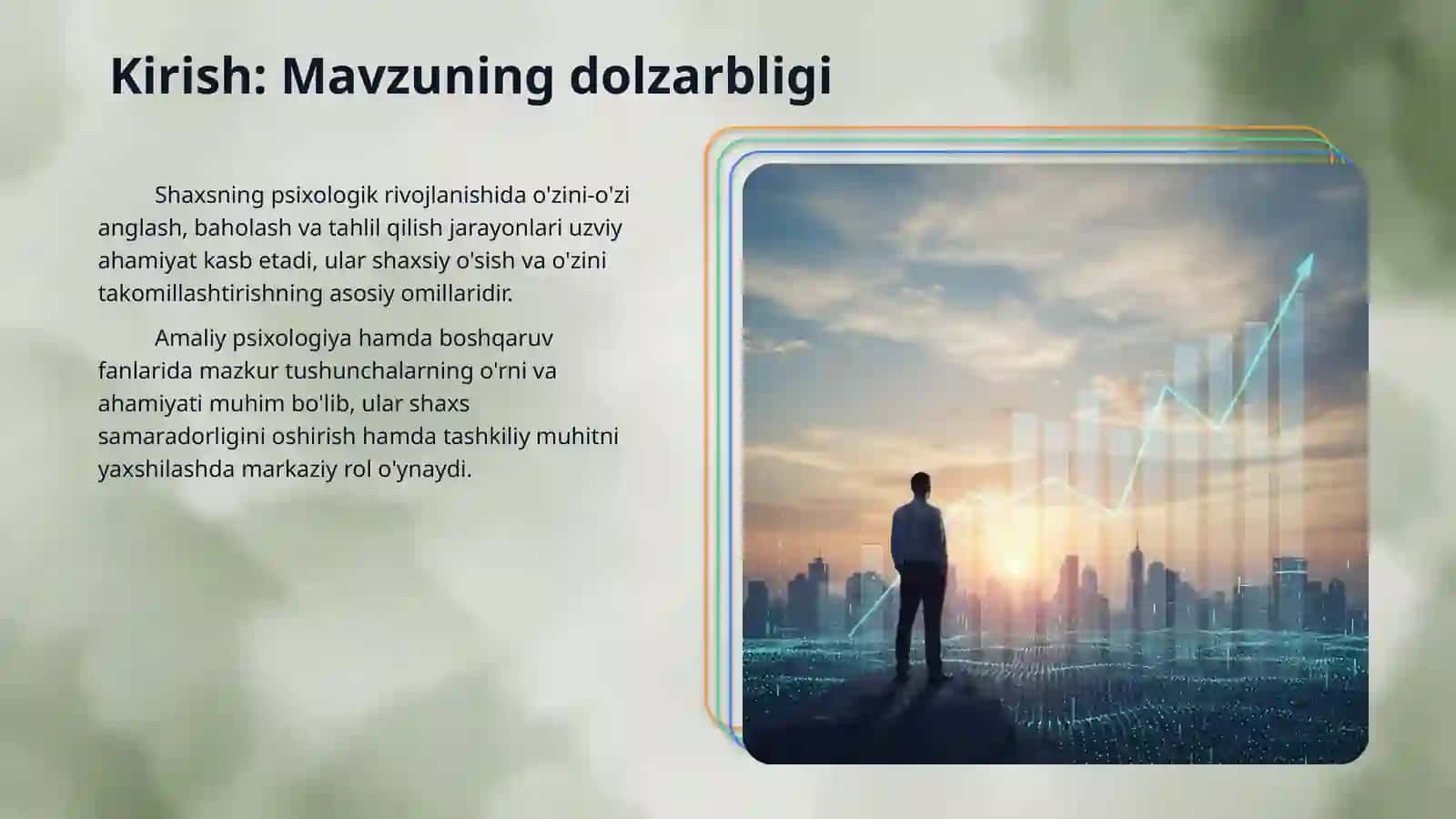 Shaxsni oʻzini-oʻzi baholashi,"refleksiya"tushunchasi 3