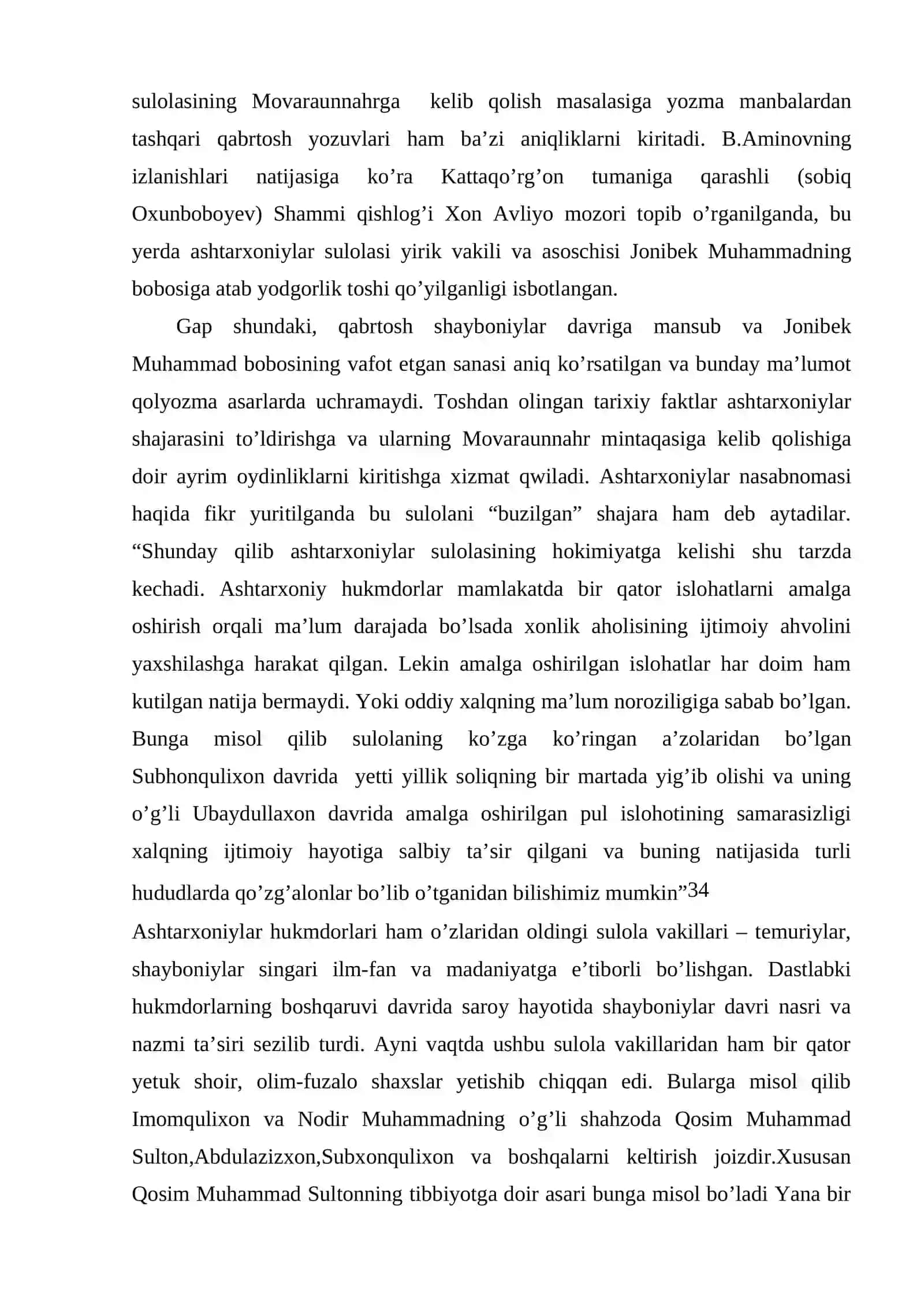 Ashtarxoniylar davrida Buxoro xonligida ijtimoiy-iqtisodiy hayot 3