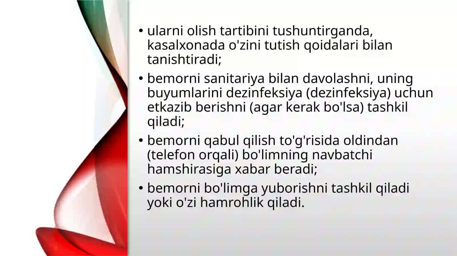 Bemorning funksional holatini baholash 3