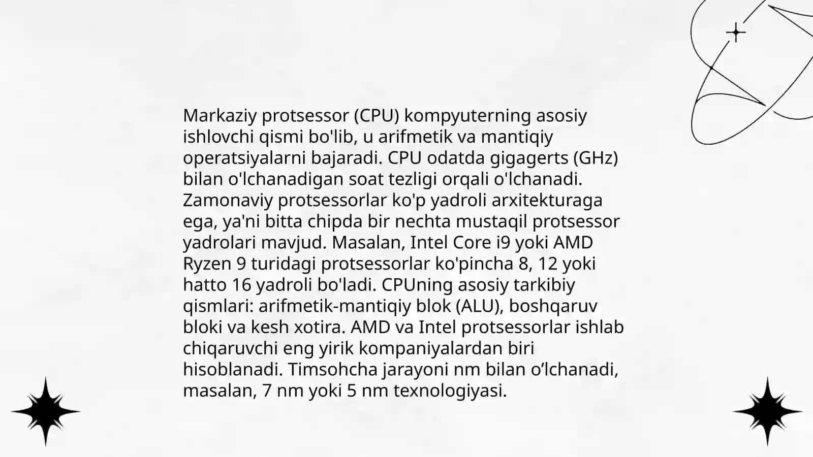 Markaziy protsessor (CPU) 3