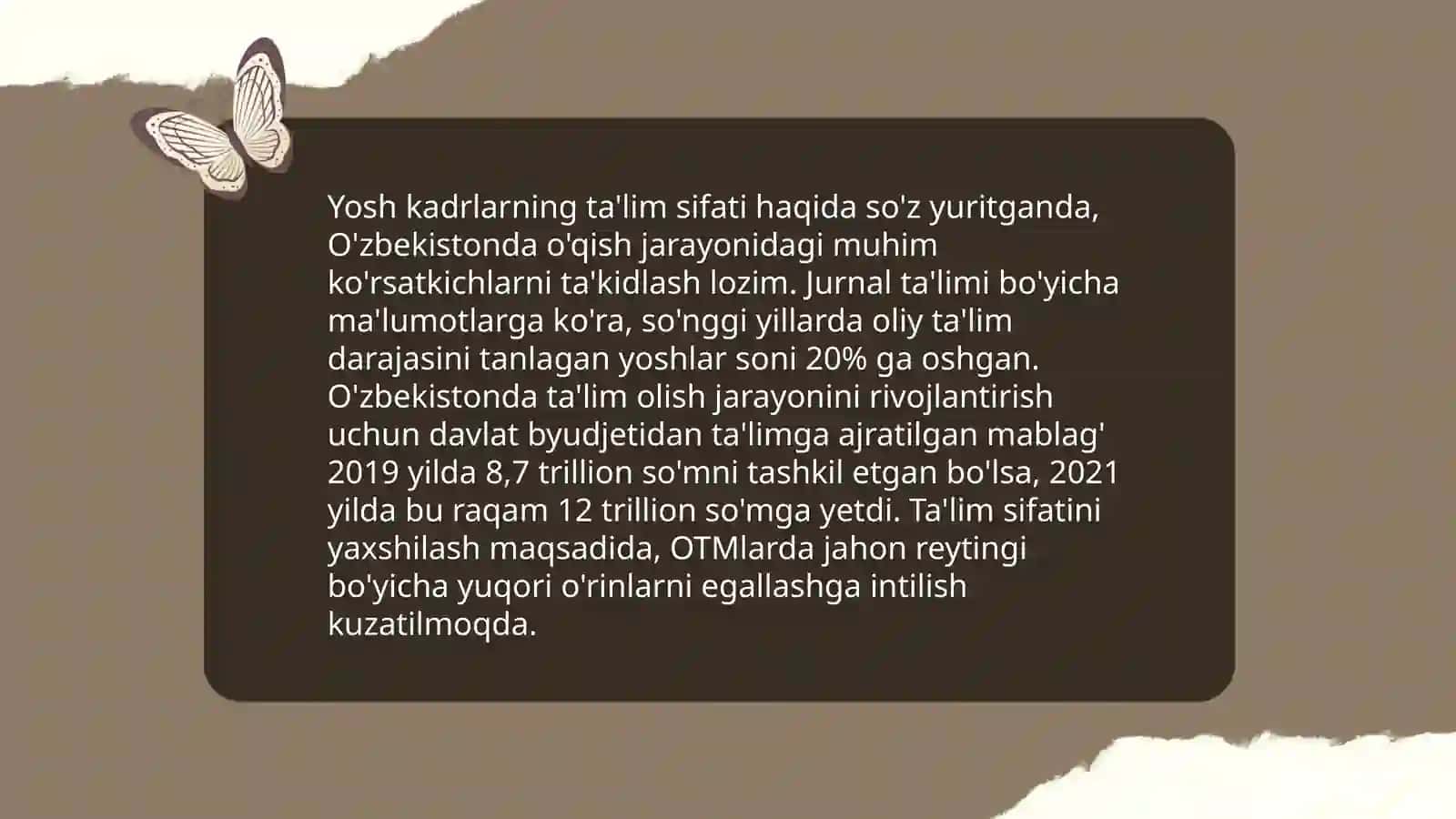 Yosh kadrlar faoliyati 3