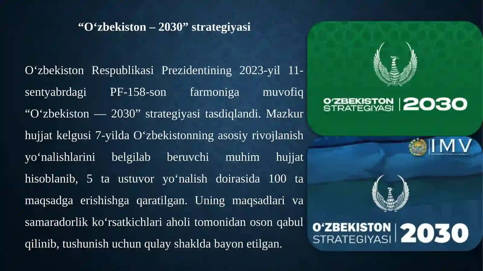 Yangi O‘zbekistonda amalga oshirilayotgan ma'naviy o‘zgarishlar 3