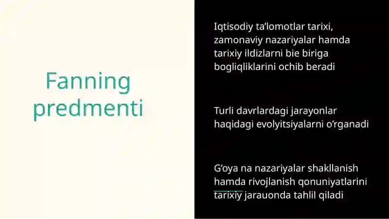 Iqtisodiy talimotlar tarixi 3
