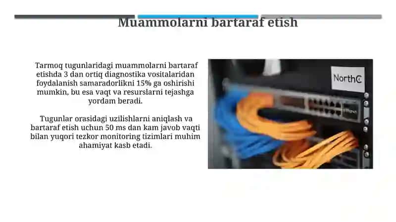 Tarmoq tugunlaridagi muammolarni bartaraf etish 3
