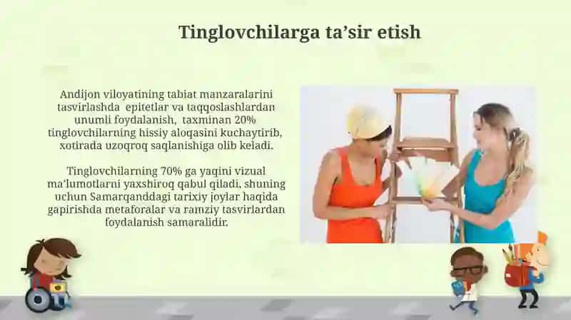 Nutqda badiiy tasvir vositalaridan foydalanish 3