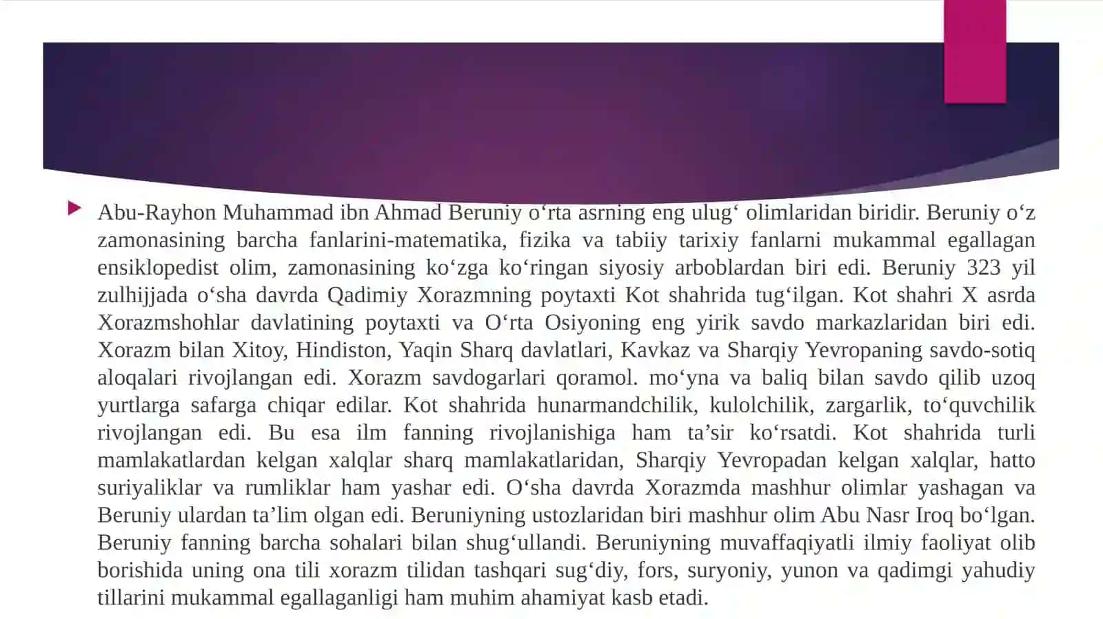 Abu Rayxon Beruniyning Pedagogik Qarashlari 3