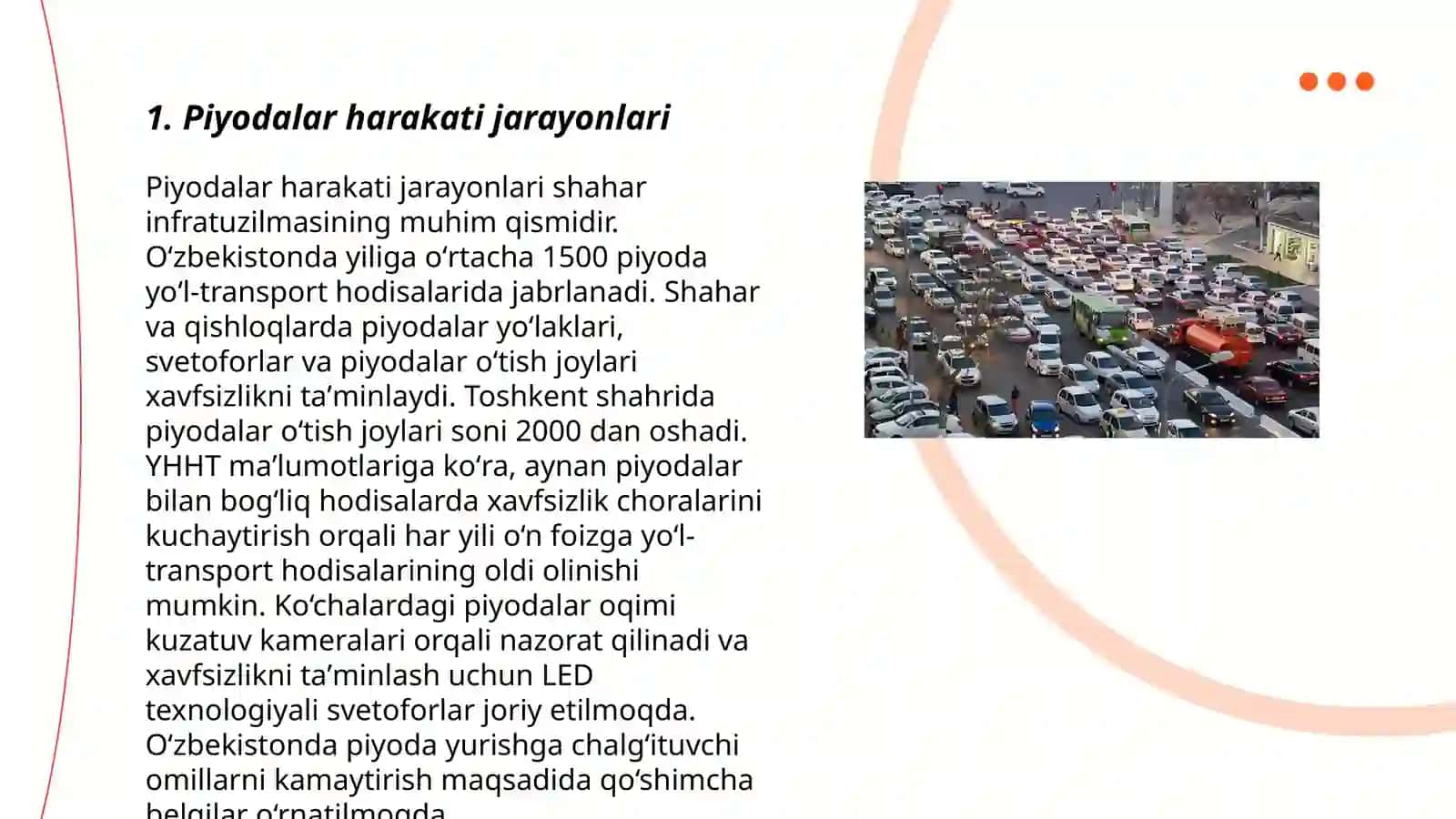 Piyodalar harakati intensivlikini aniqlash 3