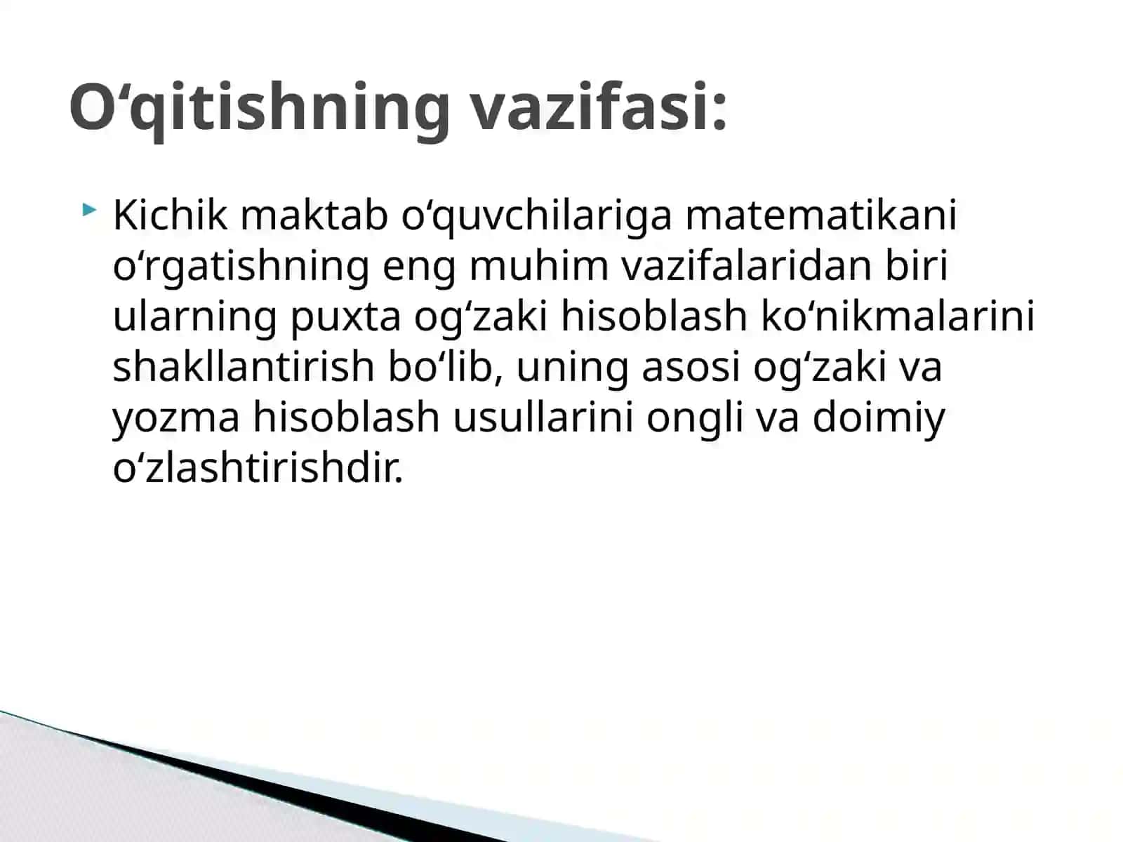 Og'zaki ayirish usullarini o'rgatish metodikasi 3